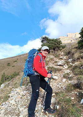 photo de Patricia Pidancier sur un sentier