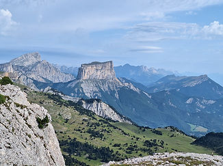 Photo du Mont Aiguille et Grand Veymont