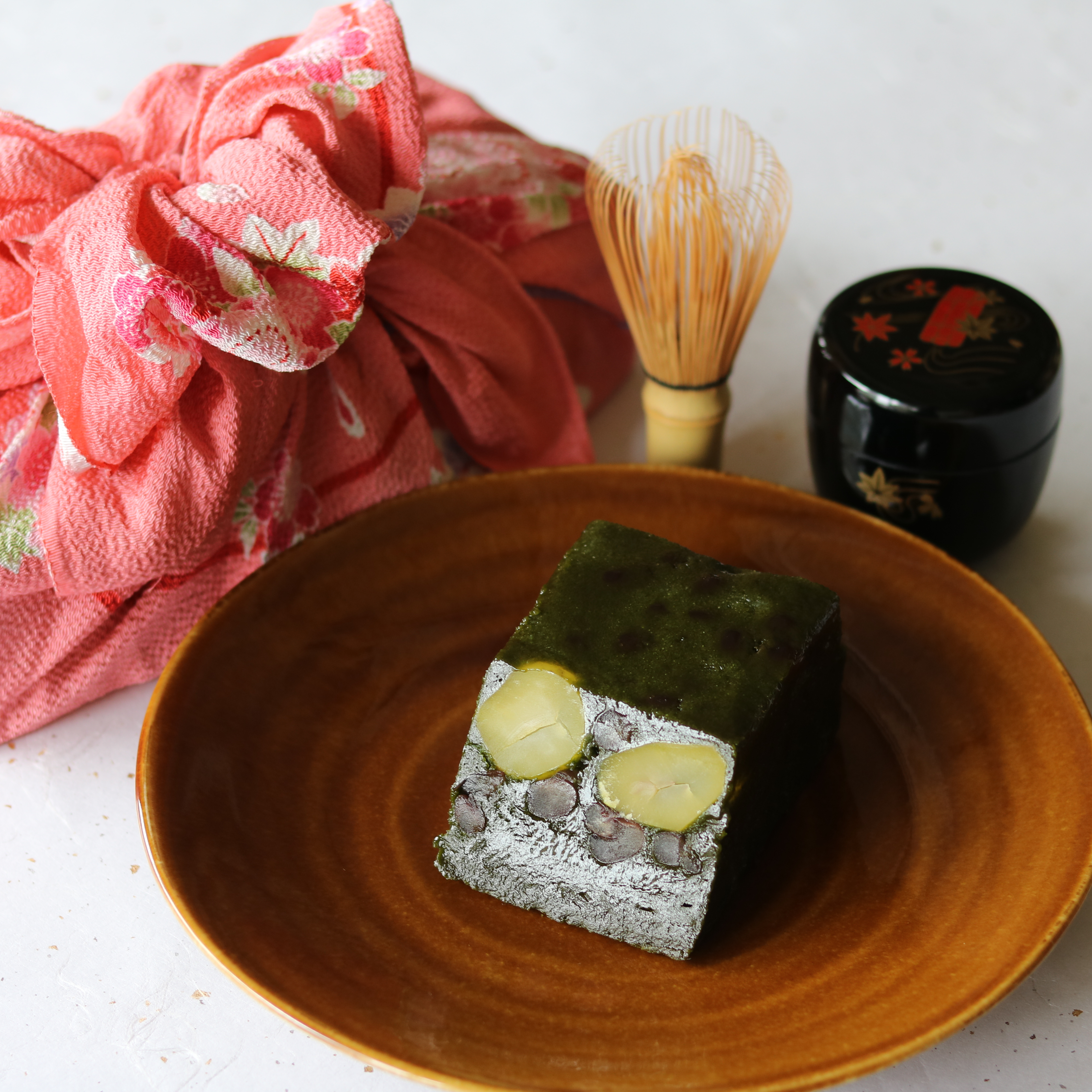 丹波栗と丹波大納言の抹茶のテリーヌ
