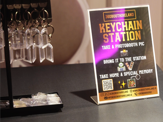 Vintage Tripod Photo Booth Keychain Station Add on