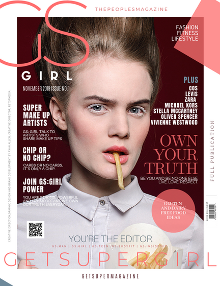 Get Super Magazine Concept Publication 