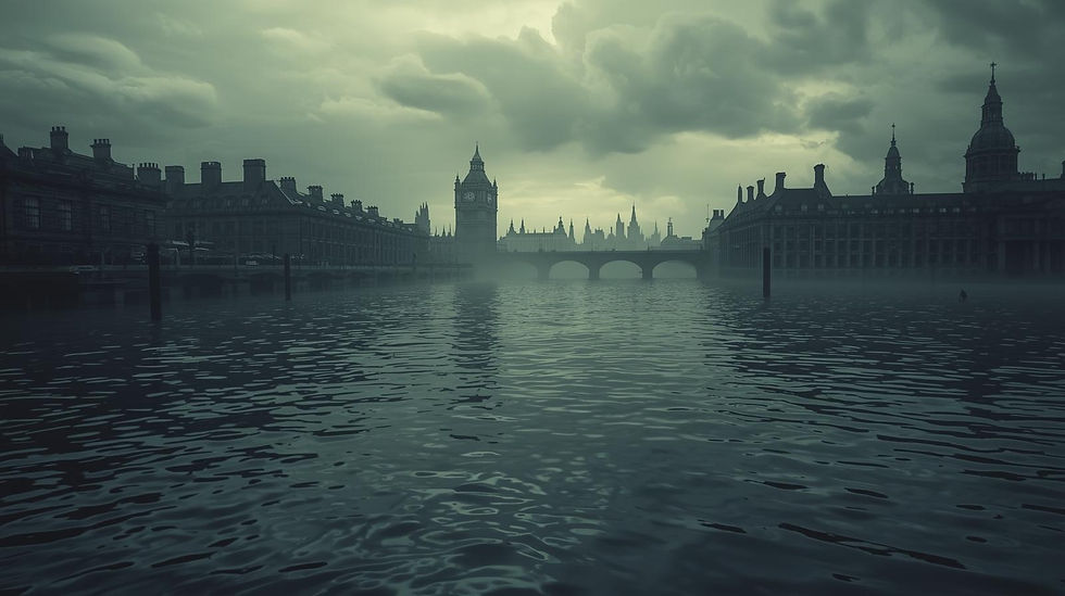 Create hyper cinema realism of a scene of the highest visual quality of the city of London