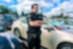 The Supervisor Patrolling Around The Dealership
