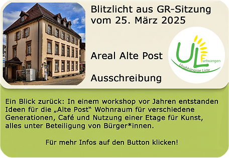 Areal Alte Post Furtwangen im Schwarzwald