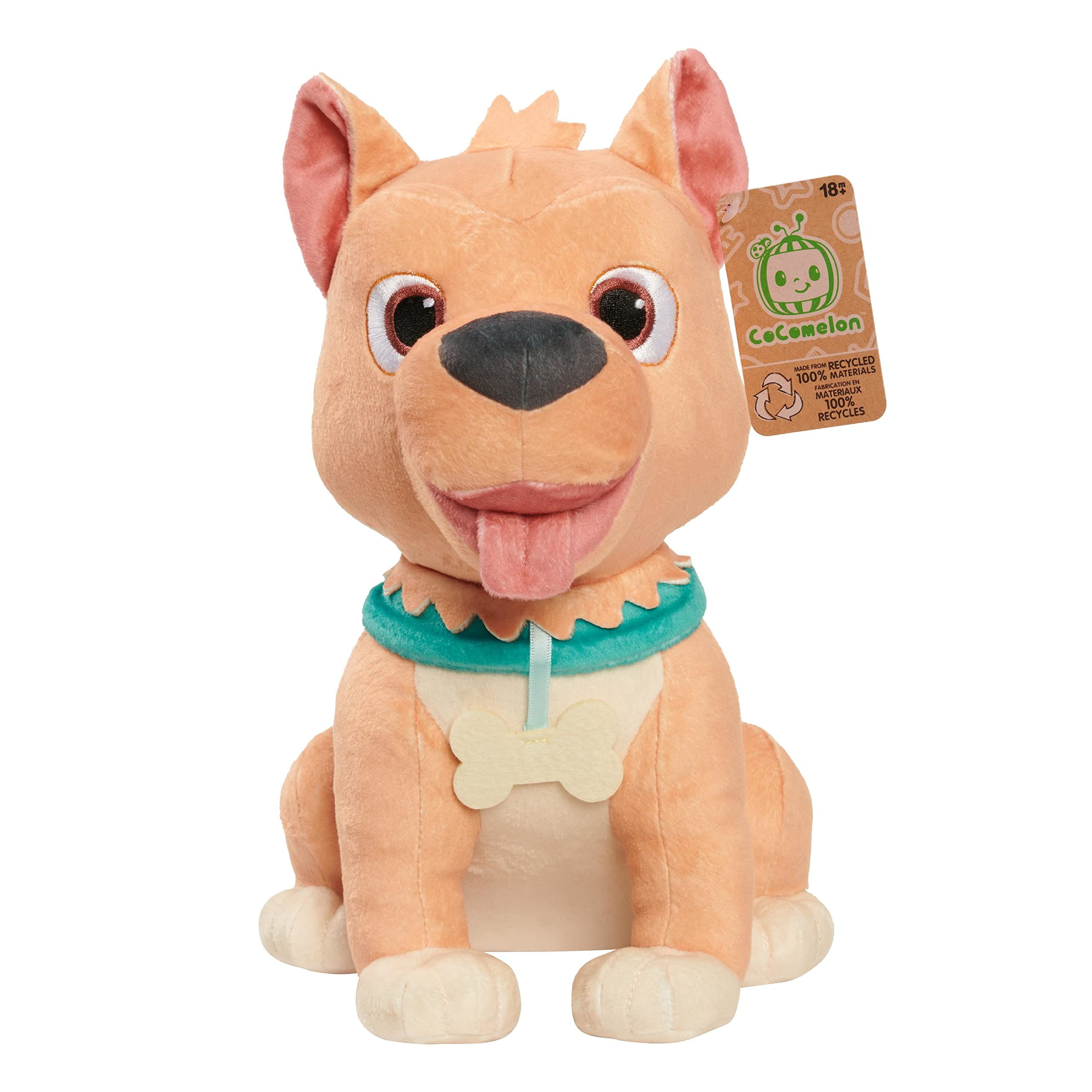 Just Play Cocomelon 100% Recycled Materials Bingo Plush Stuffed Animal Dog Offic