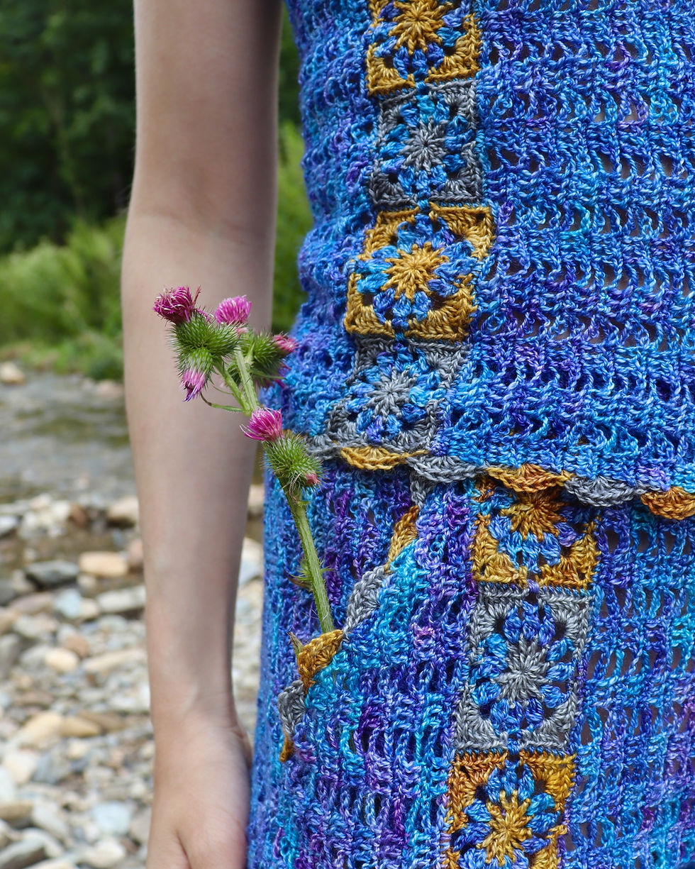 Thumbnail: Reblossom Lounge Set (PDF Crochet Pattern Bundle)