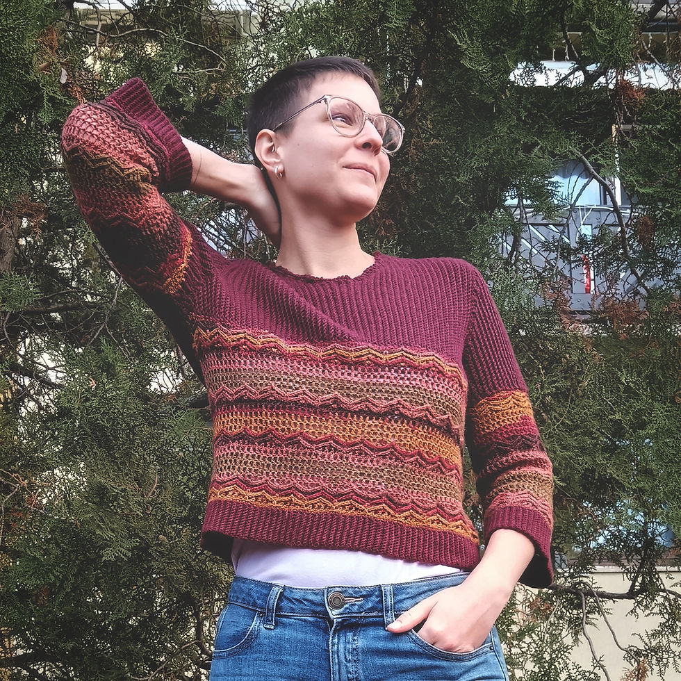 Thumbnail: Miele Top - PDF Crochet Pattern