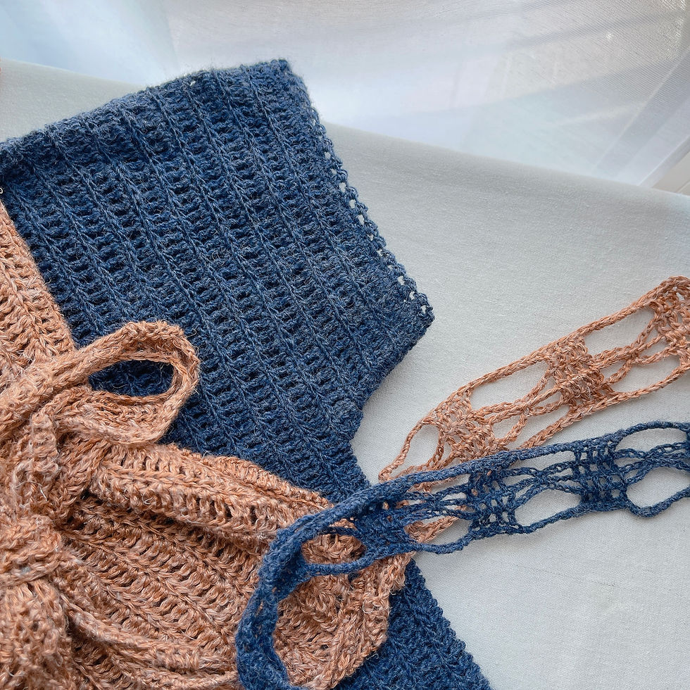 Thumbnail: Selene Wrap Top - PDF Crochet Pattern
