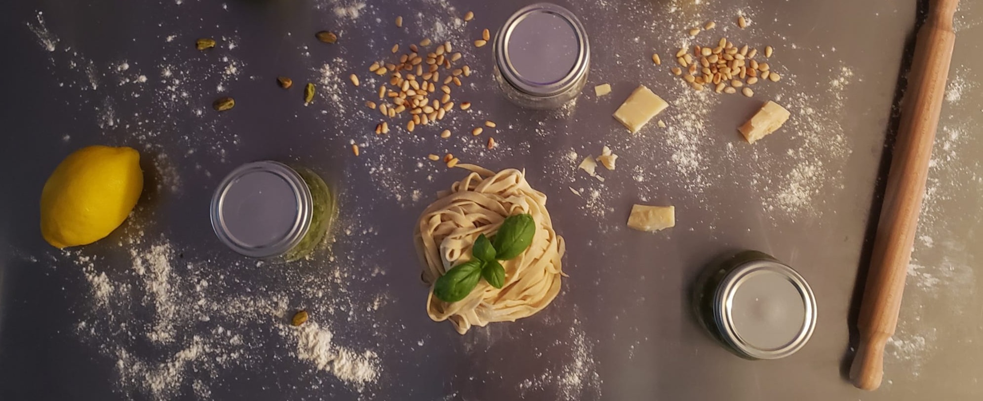 Arranged Food and Objects