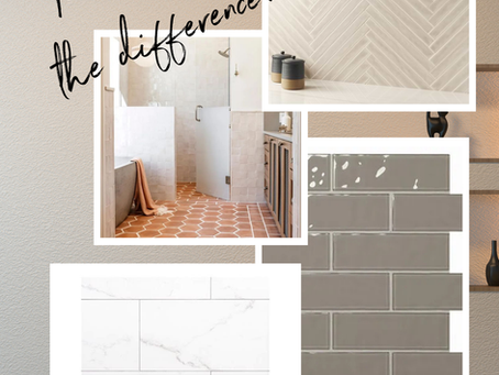 Ceramic? Porcelain? Tyle Types Explained