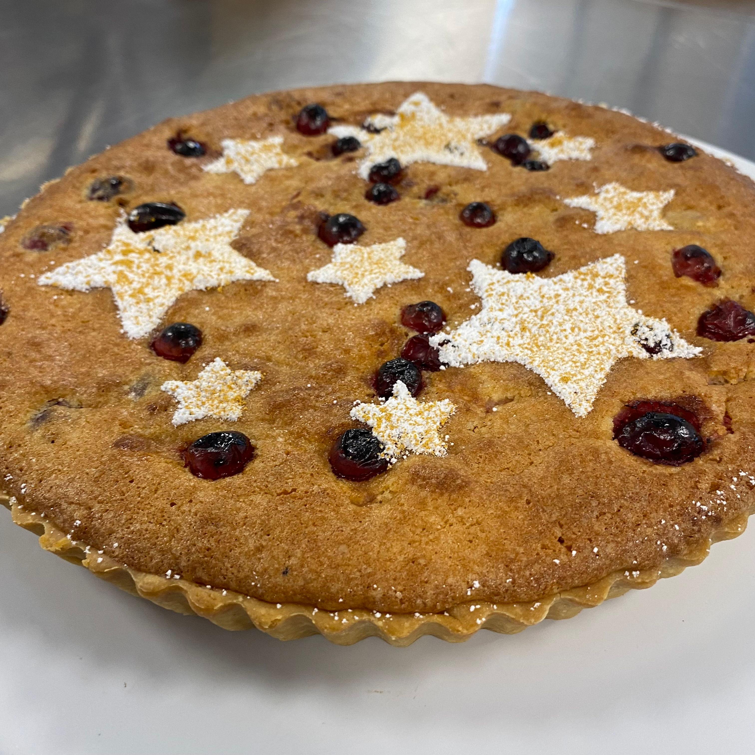 Mincemeat & Cranberry Frangipane Tart