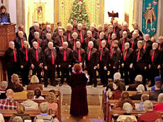 Mendip Male Voice Choir at Final concert of 2025