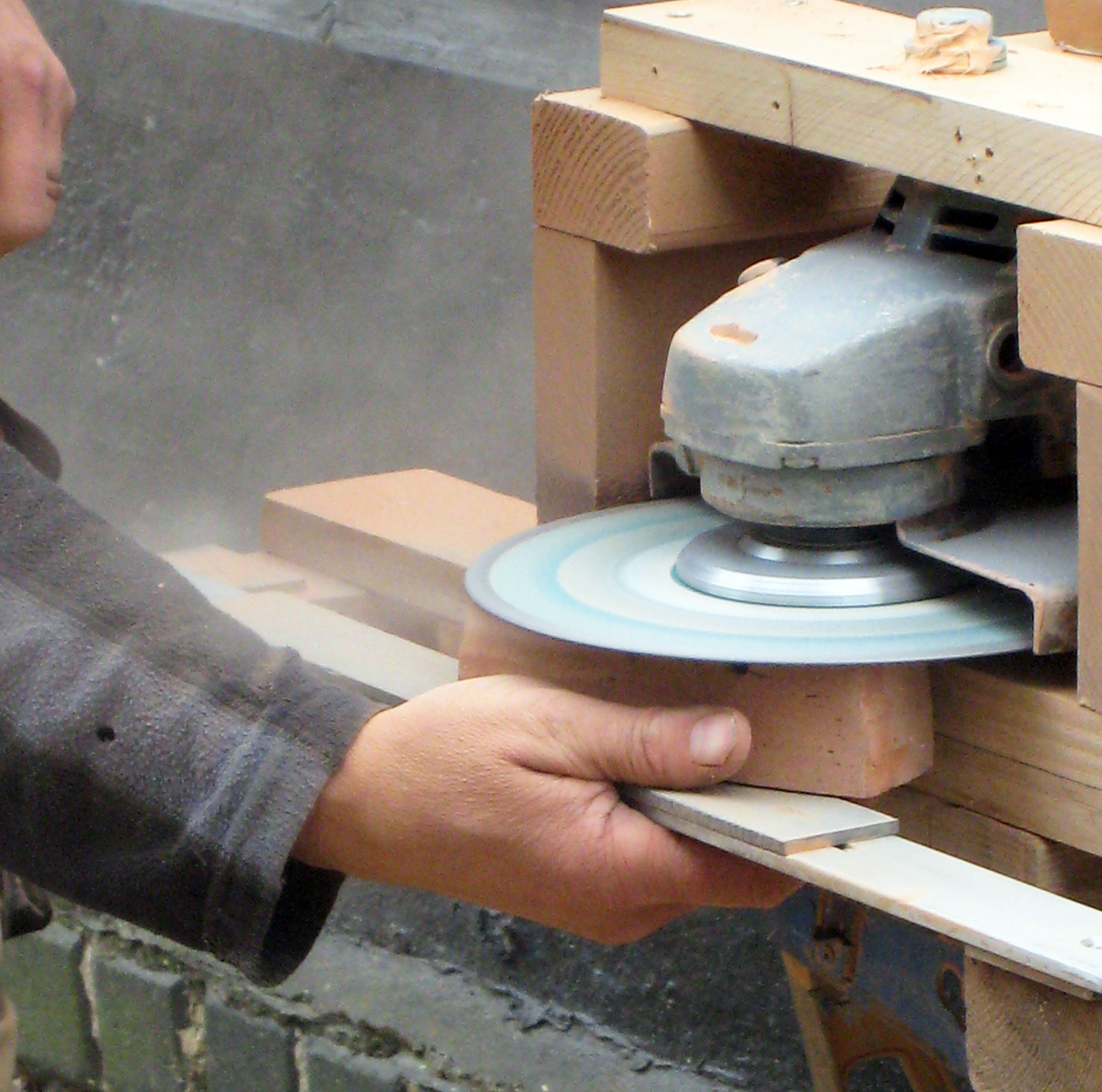 Brick depth cutting
