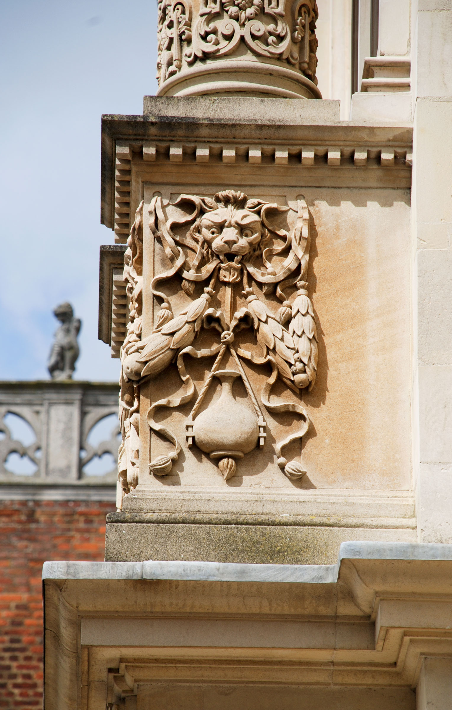 Hatfield House trophy panel