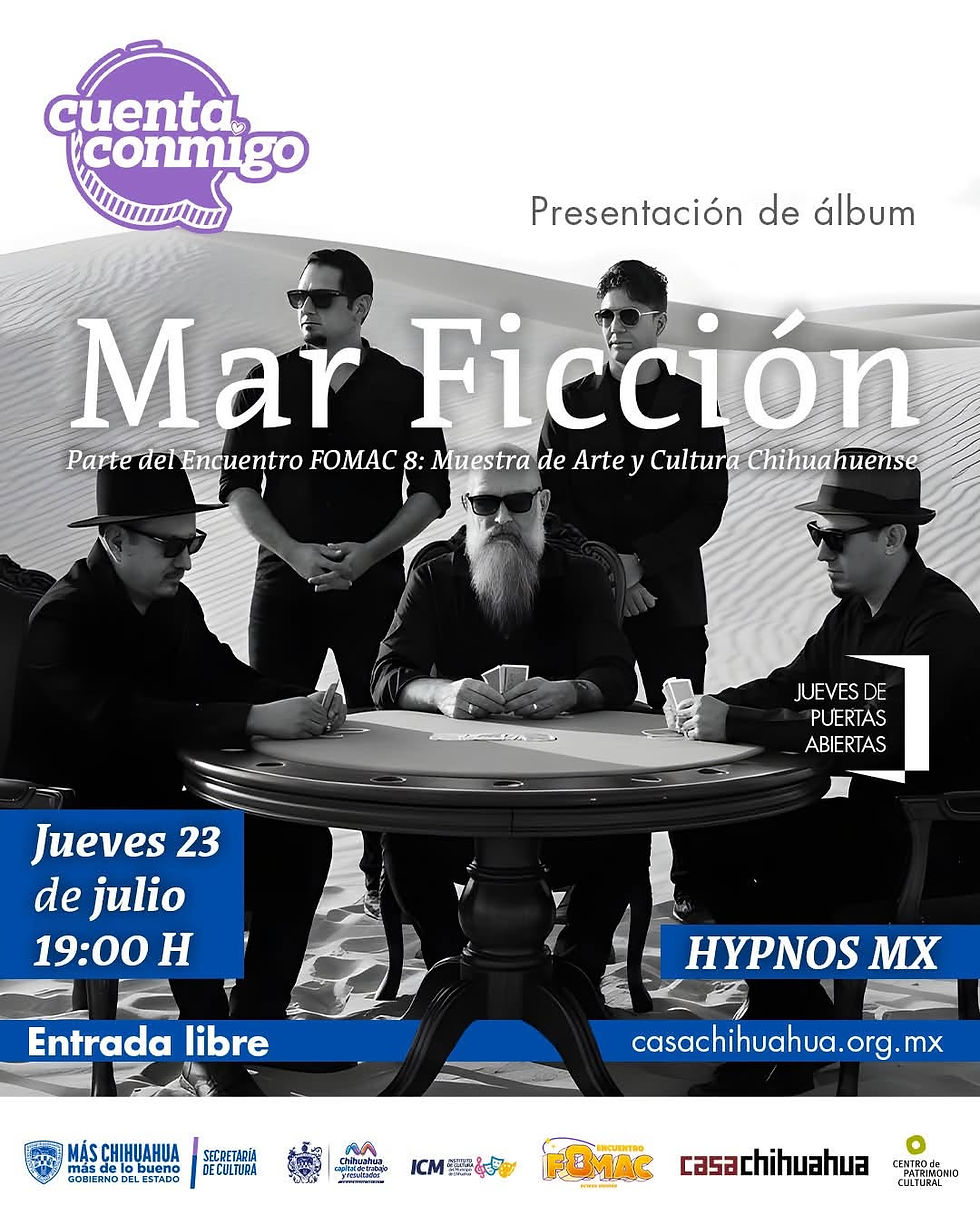 Presentación del albúm "Mar Ficción" - Hypnos MX