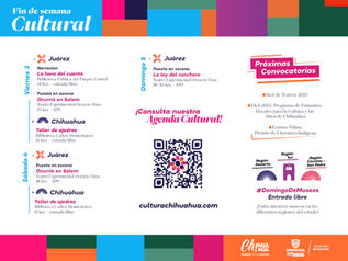 Fin de semana Cultural del 3 al 5 de febrero