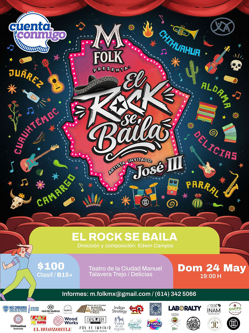 "M Folk: El Rock se baila" - Delicias