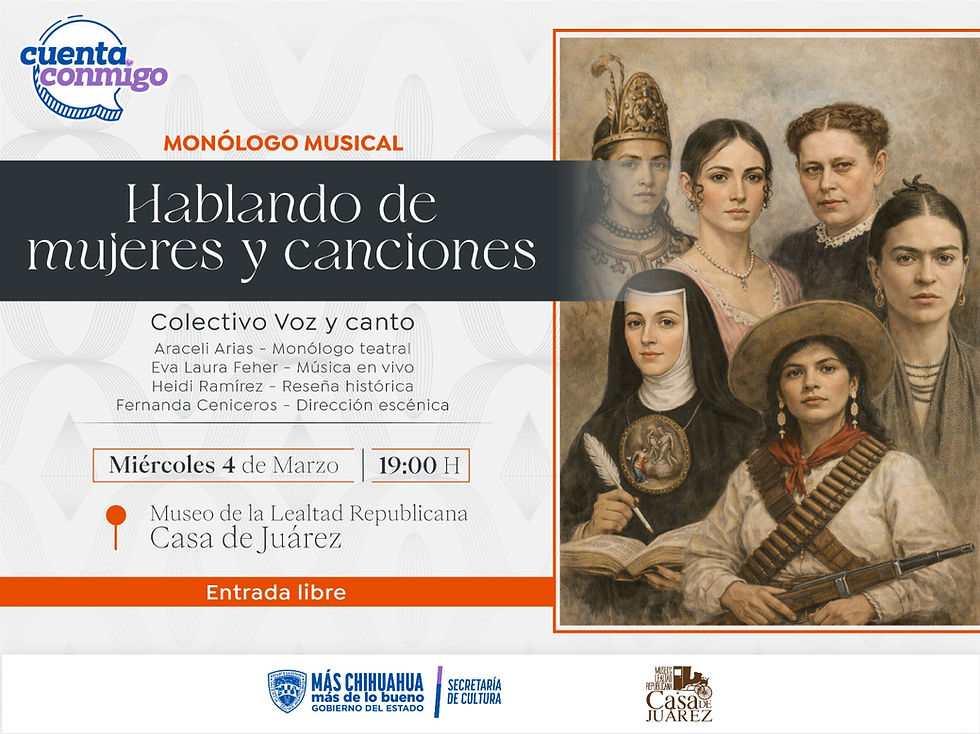  Monólogo musical “Hablando de mujeres y canciones”