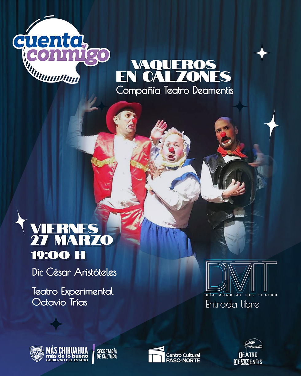 Puesta en escena: "Vaqueros en calzones"