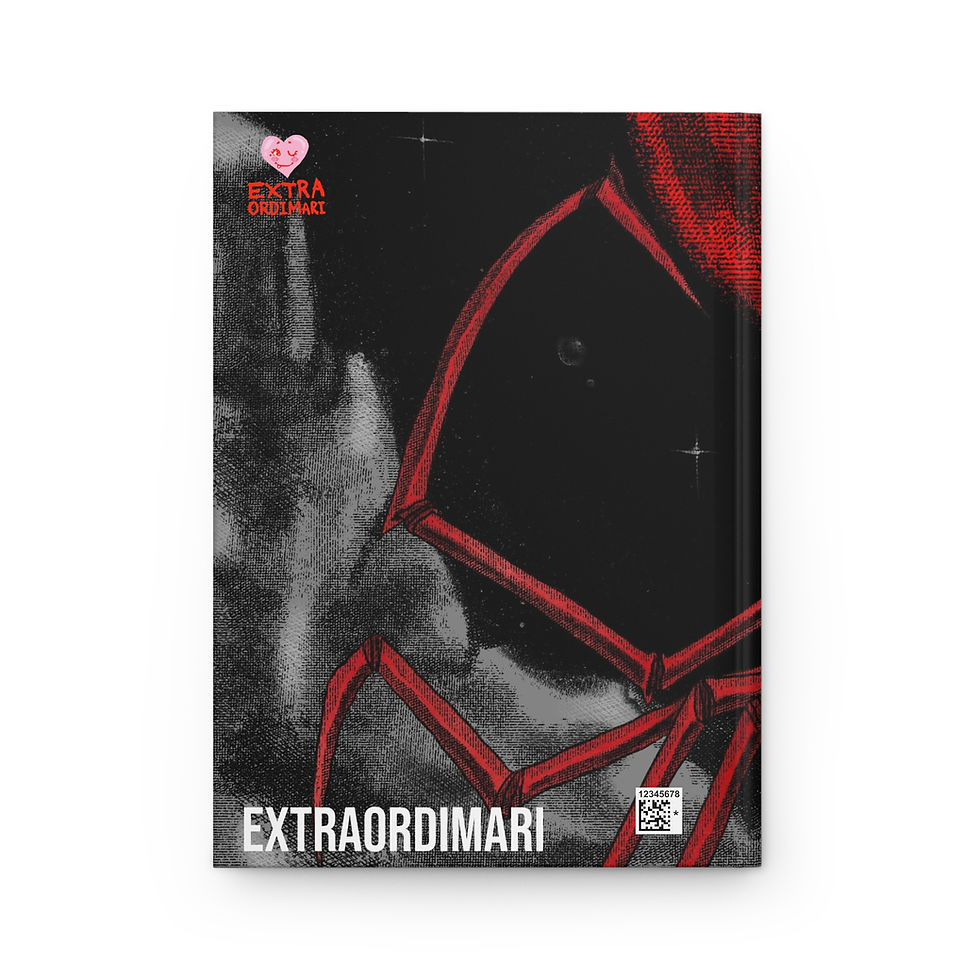 Thumbnail: Queen of the Biomechanical Arachnid  Matte Hardcover Journal 