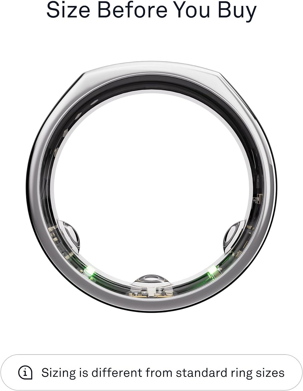 The Oura Ring Gen3 Heritage sizing instruction