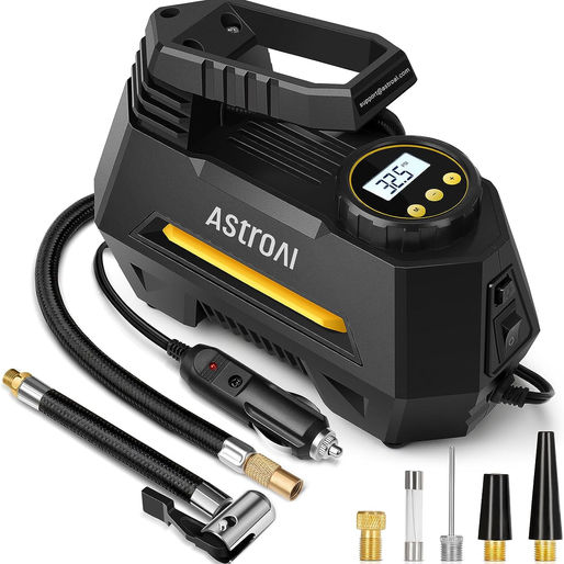 Discover The AstroAI Tire Inflator Portable Air Compressor: Your Ultimate Roadside Companion.
