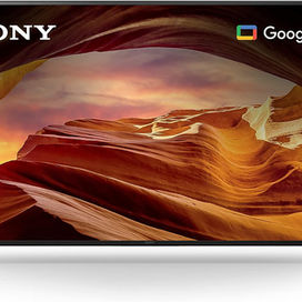 Sony X77L Series TV facing front and powered on.