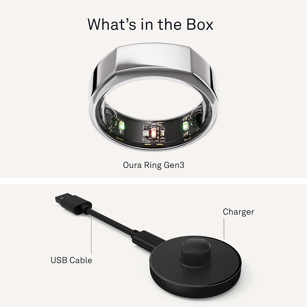 The Oura Ring Gen3 Heritage what's in the box