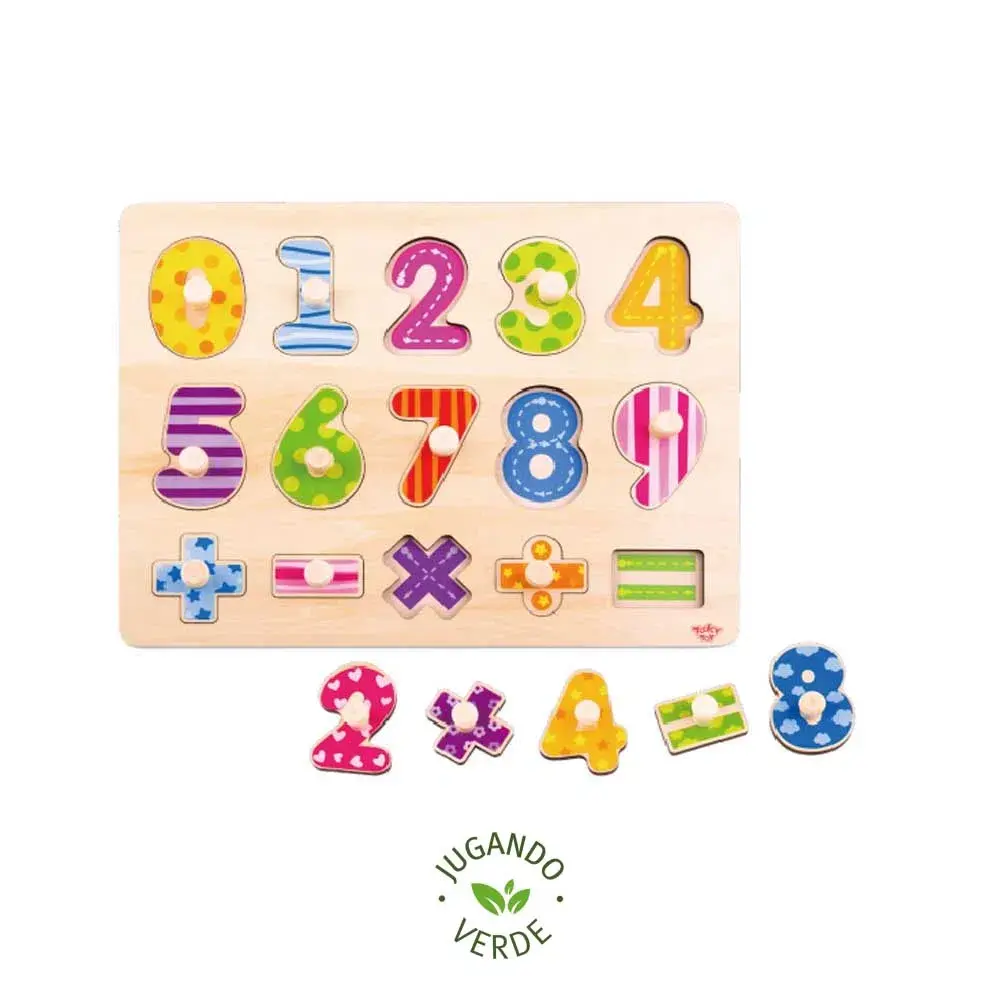 Encastre De Números Y Signos