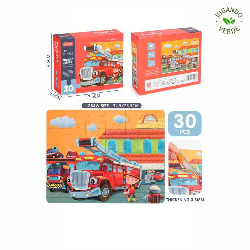 Rompecabezas Camión De Bomberos