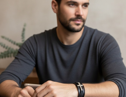 The Cross – Christian Leather Bracelet NZ | ITBG