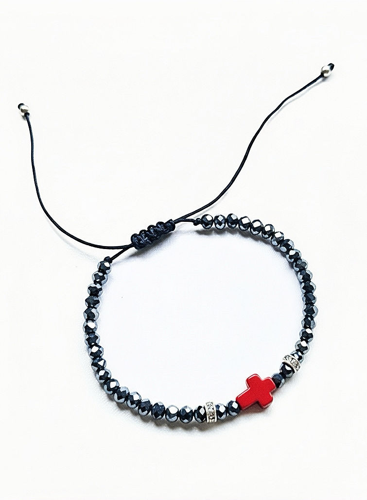 Faith & Grace Cross - Red