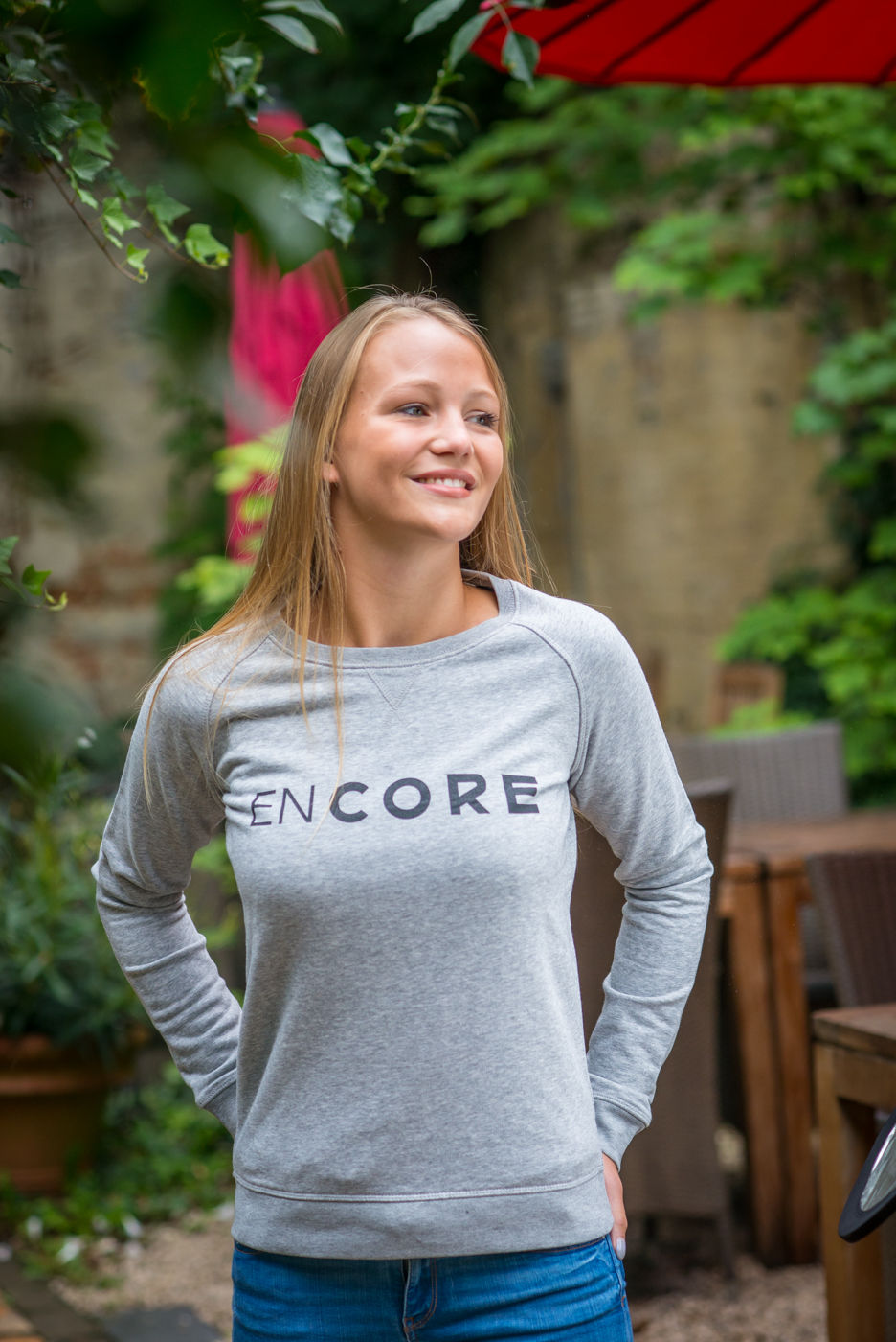 EN CORE sweat women heather grey