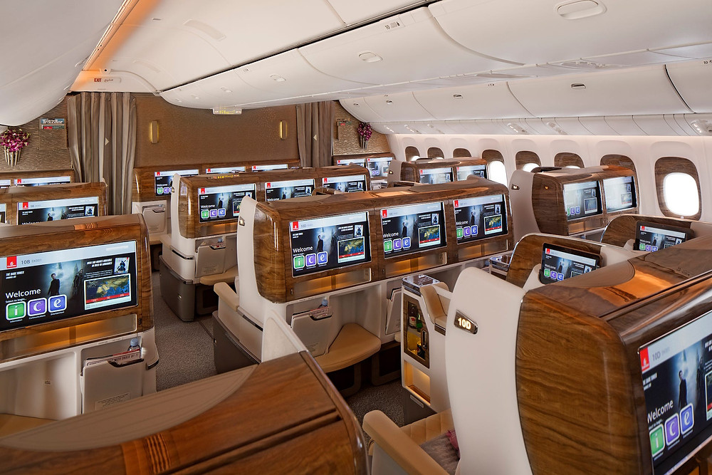 Emirates business class