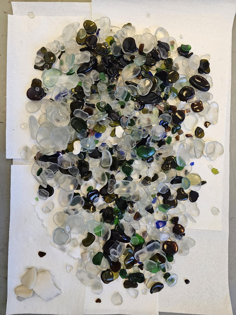 Tumbled glass 2