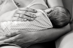 Babyfotografie Schwarzweiß 06