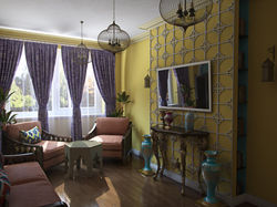 дизайн интерьера Попова гостиная