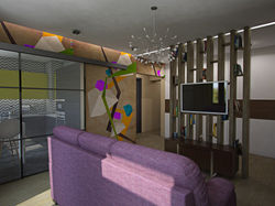 дизанй интерьера гостиная Лялино 2