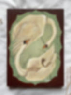 Schwan gemalt , fallen, dramatisch, romantisch