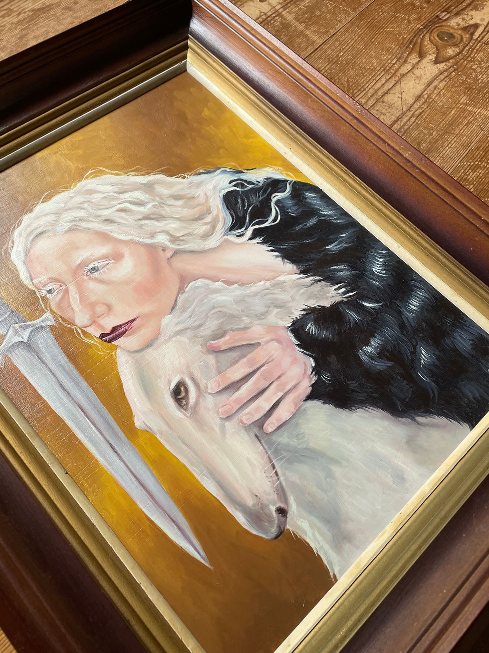 Miniaturbild: "Whispers Of The Blade" framed