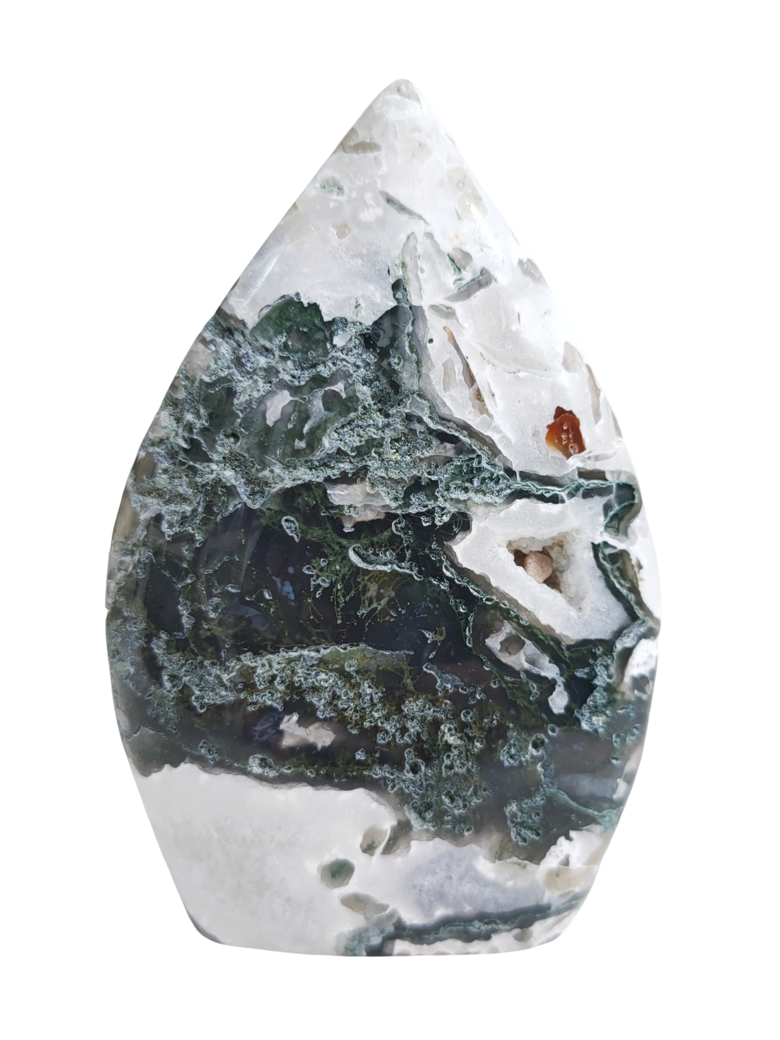 Moss Agate Flame
