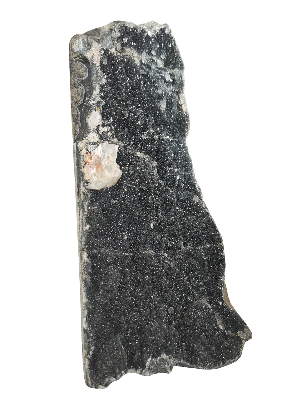Thumbnail: Black Amethyst cluster 