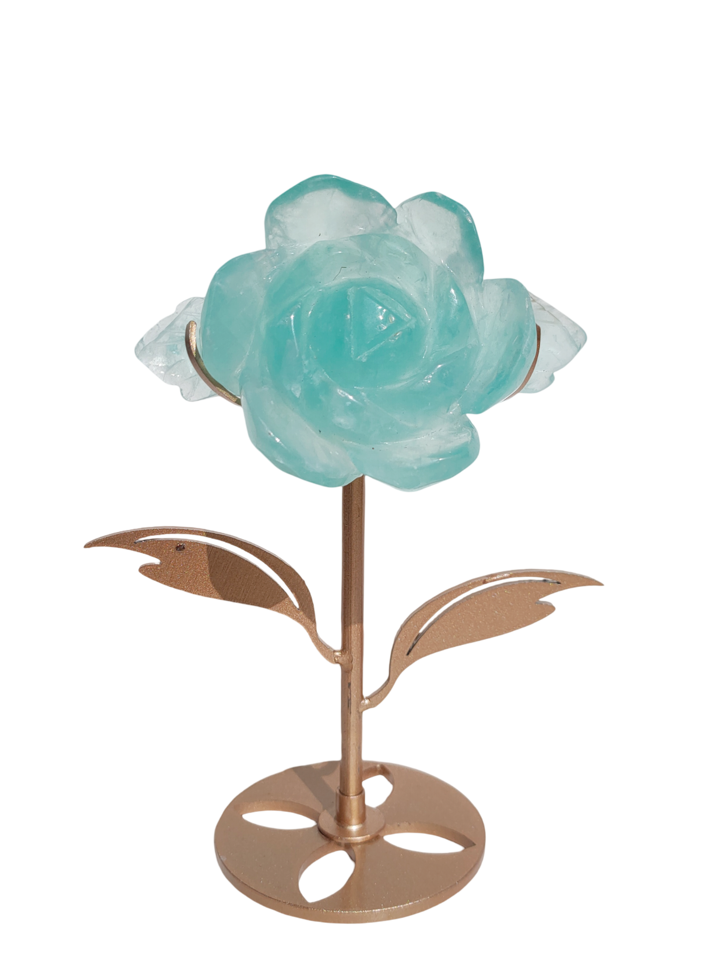 Fluorite Rose on stand B