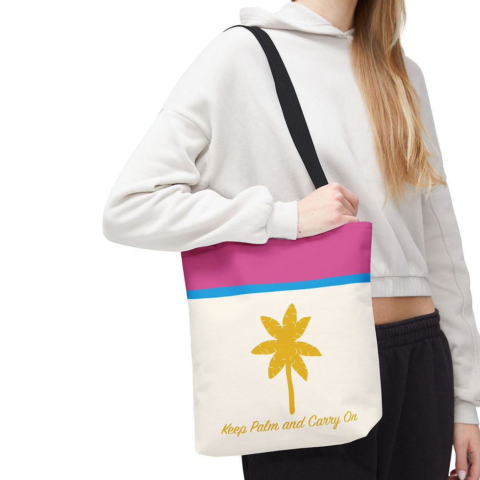 Thumbnail: Trendy Palm Tree Tote Bag to buy