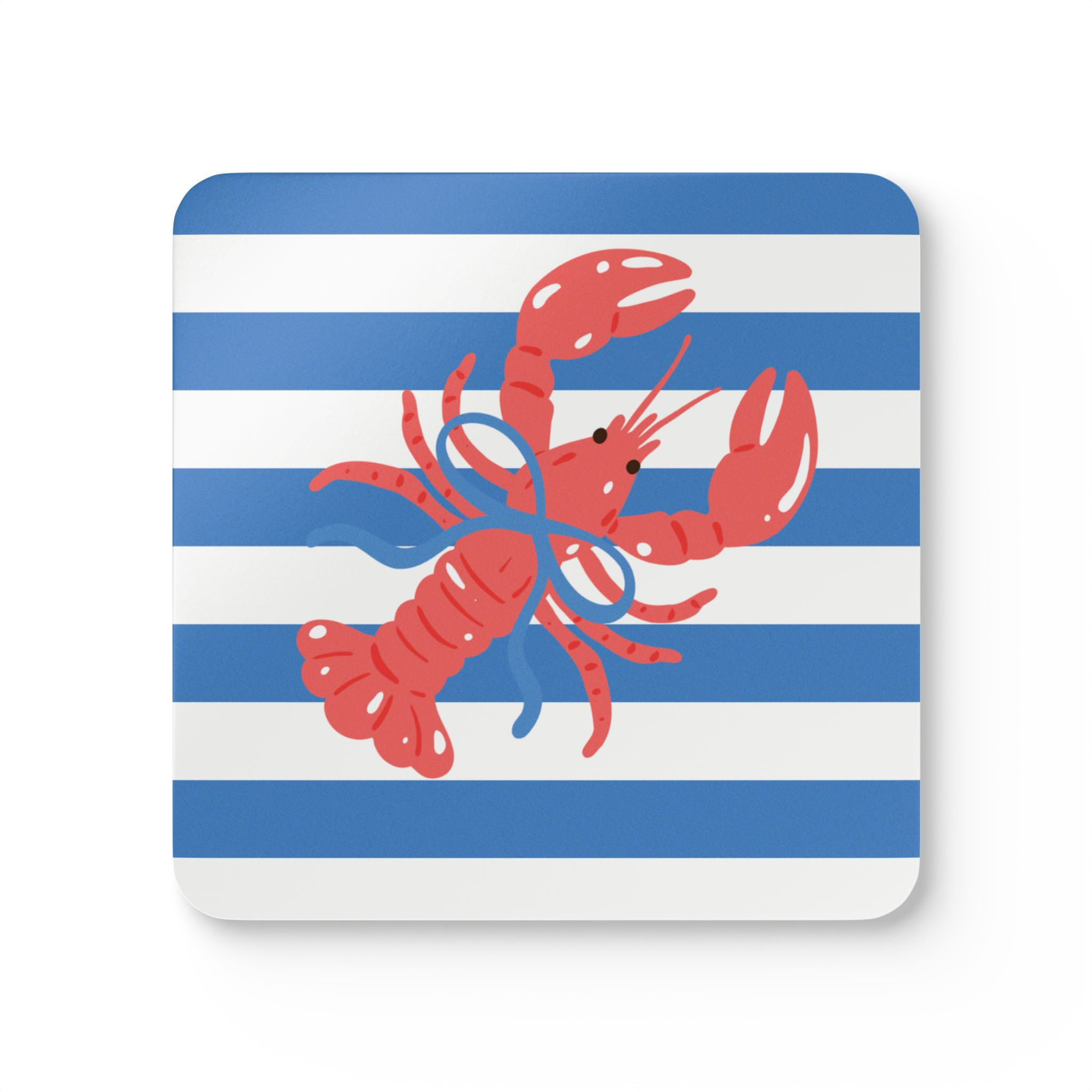 Lobster print table coasters