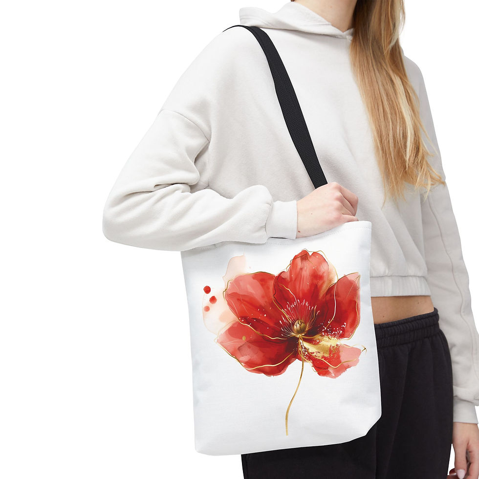Thumbnail: Everyday Ruby Bloom Tote Bag