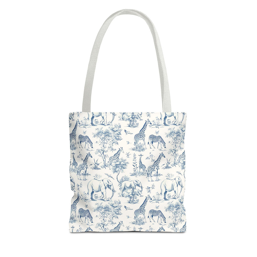 Safari Toile de Jouy Tote Bag 