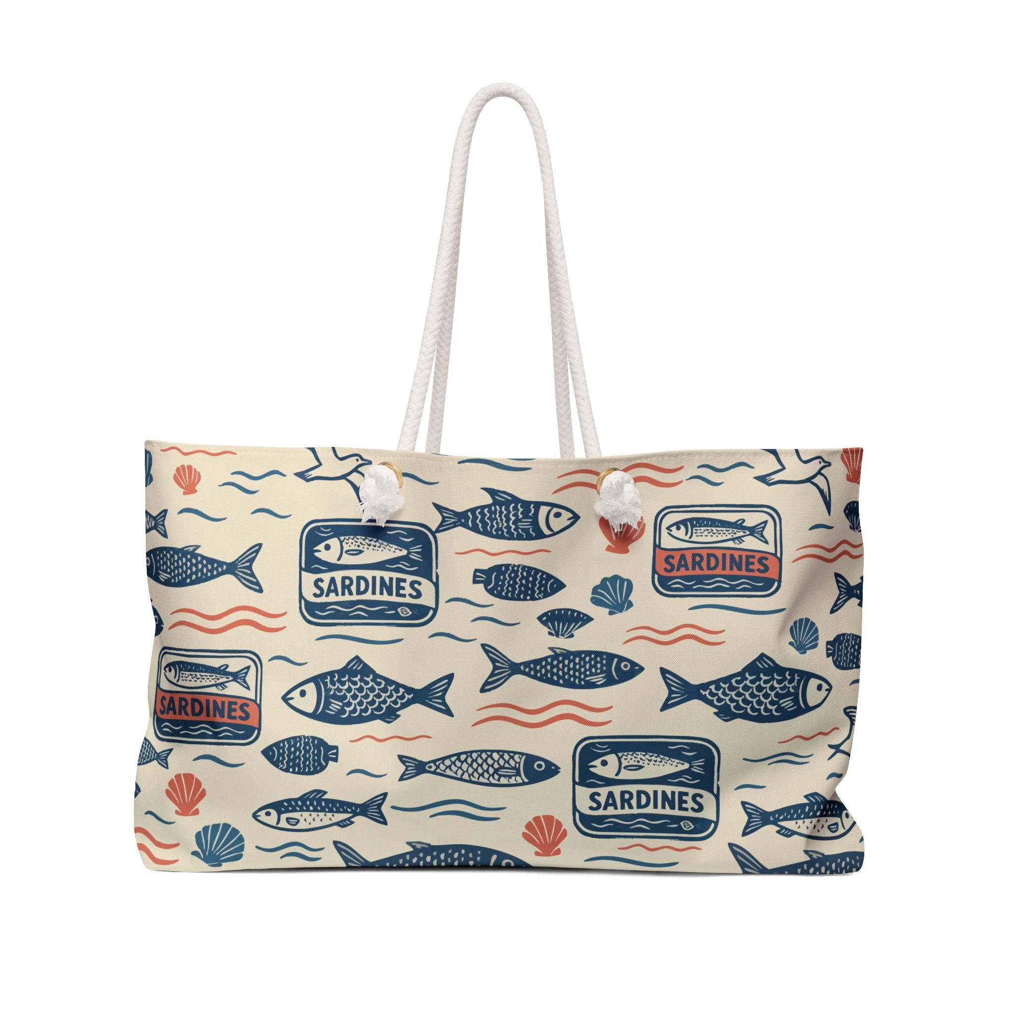 Retro Sardines Shoulder Bag Tote
