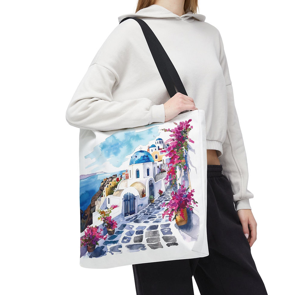 Thumbnail: Elegant Greece Tote Bag Design