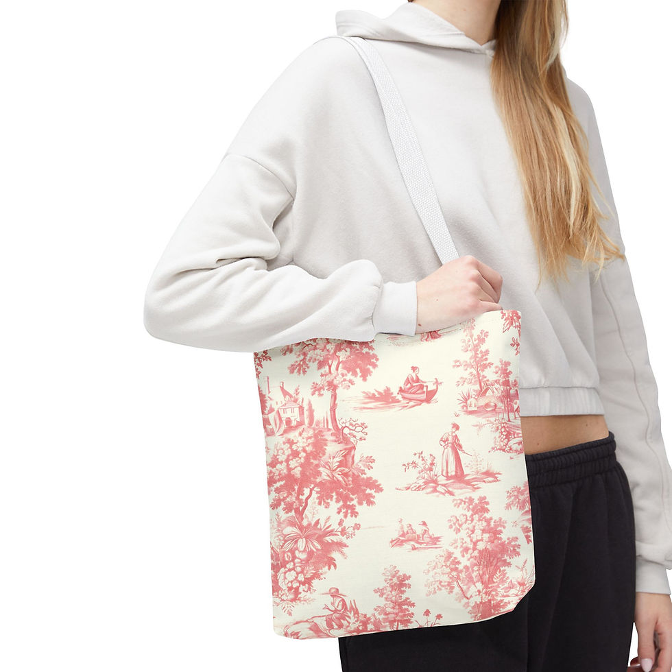 トートバッグ HAZZYS Toile de Jouy Canvas Eco Mini Tote Bag 4BFT605 HAZZYS Toile de Jouy Canvas Eco Mini Tote Bag 4BFT605